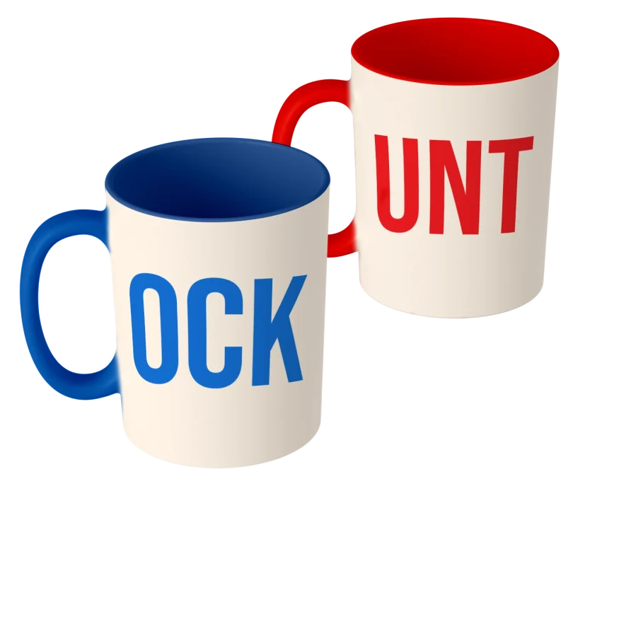 CUNT & COCK Mug set of 2