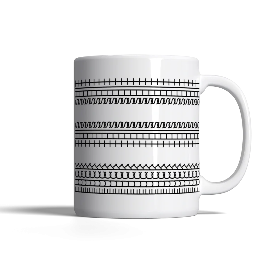 Fuck This Shit Mug (Abstract Pattern)