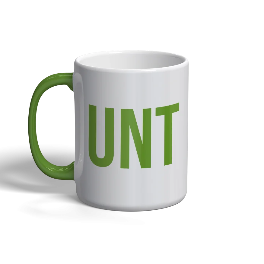 CUNT Mug - The Stealth-Delivered Smackdown for the Office Abomination - Green