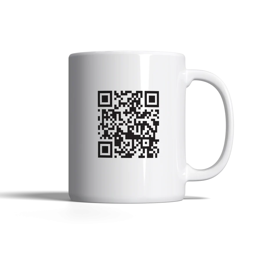 "Fuck You"  QR Code Mug